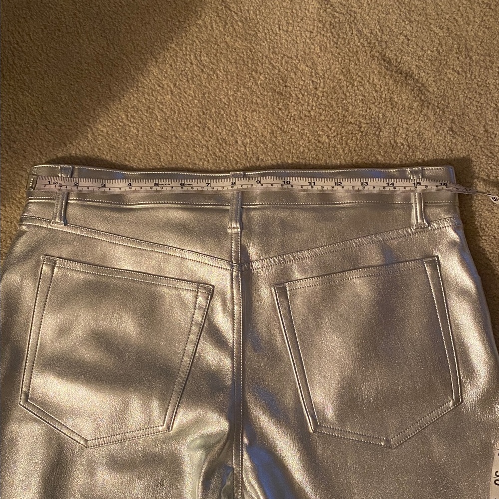 Abercrombie & Fitch NWT size 31(12) high rise silver pants - Picture 10 of 10